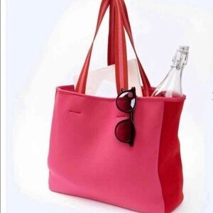 Summersalt The Perfect Beach Tote Hibiscus & Lava Neoprene Bag - NWT